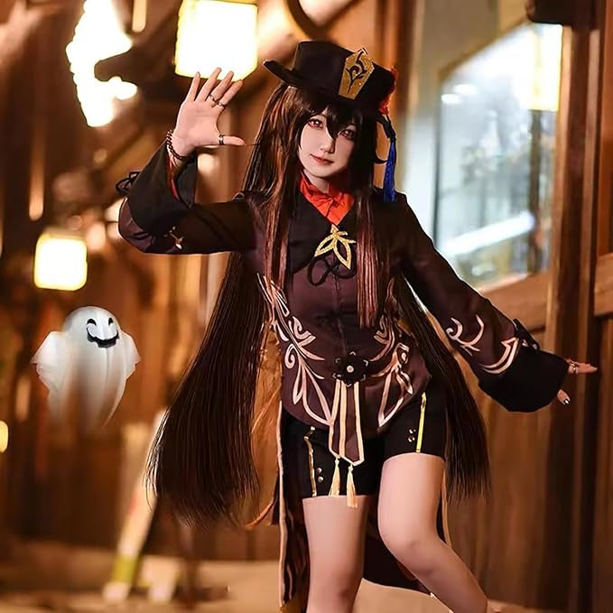Cosplay Hu Tao Genshin Impact Traje Disfraz