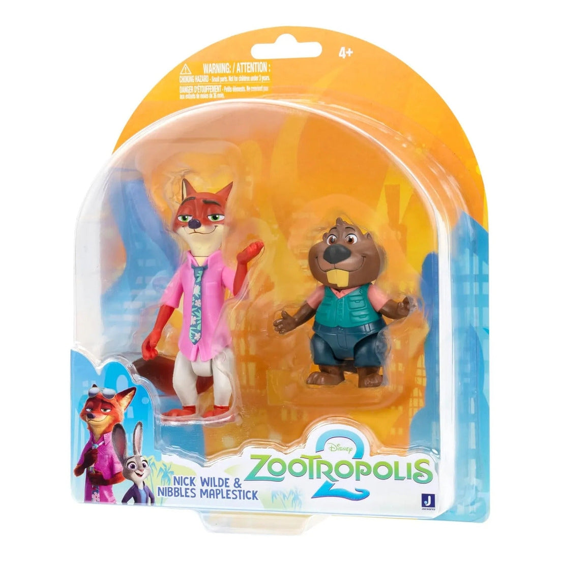 Set Figuras Articuladas Zootopia 2 Nick Y Nibbles Disney