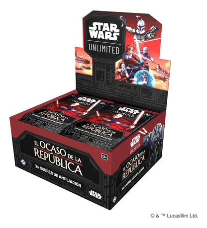 Cartas Star Wars Caja De Sobres El Ocaso De La Republica