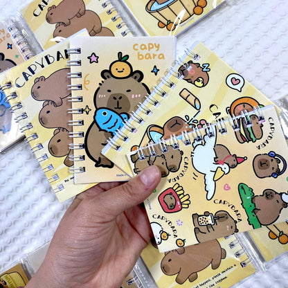Caja Sorpresa Capybara Carpincho Kawaii Peluche Libreta Cute