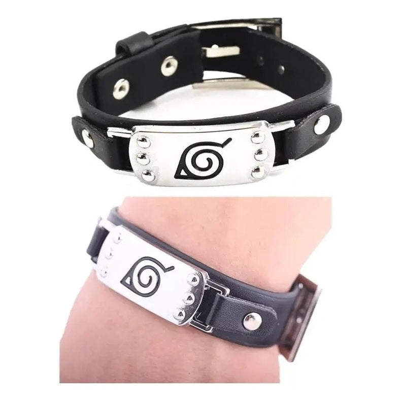 Pulsera Naruto Aldea De La Hoja Cosplay Anime Otaku