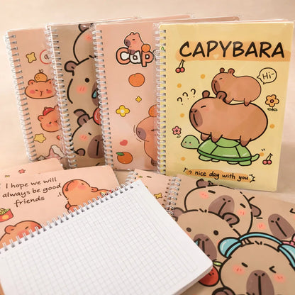 Set 10 Cuadernos Capybara Universitario Doble Espiral
