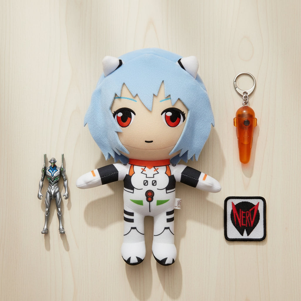 Peluche Rei Ayanami Evangelion Anime 22 Cm Coleccionable