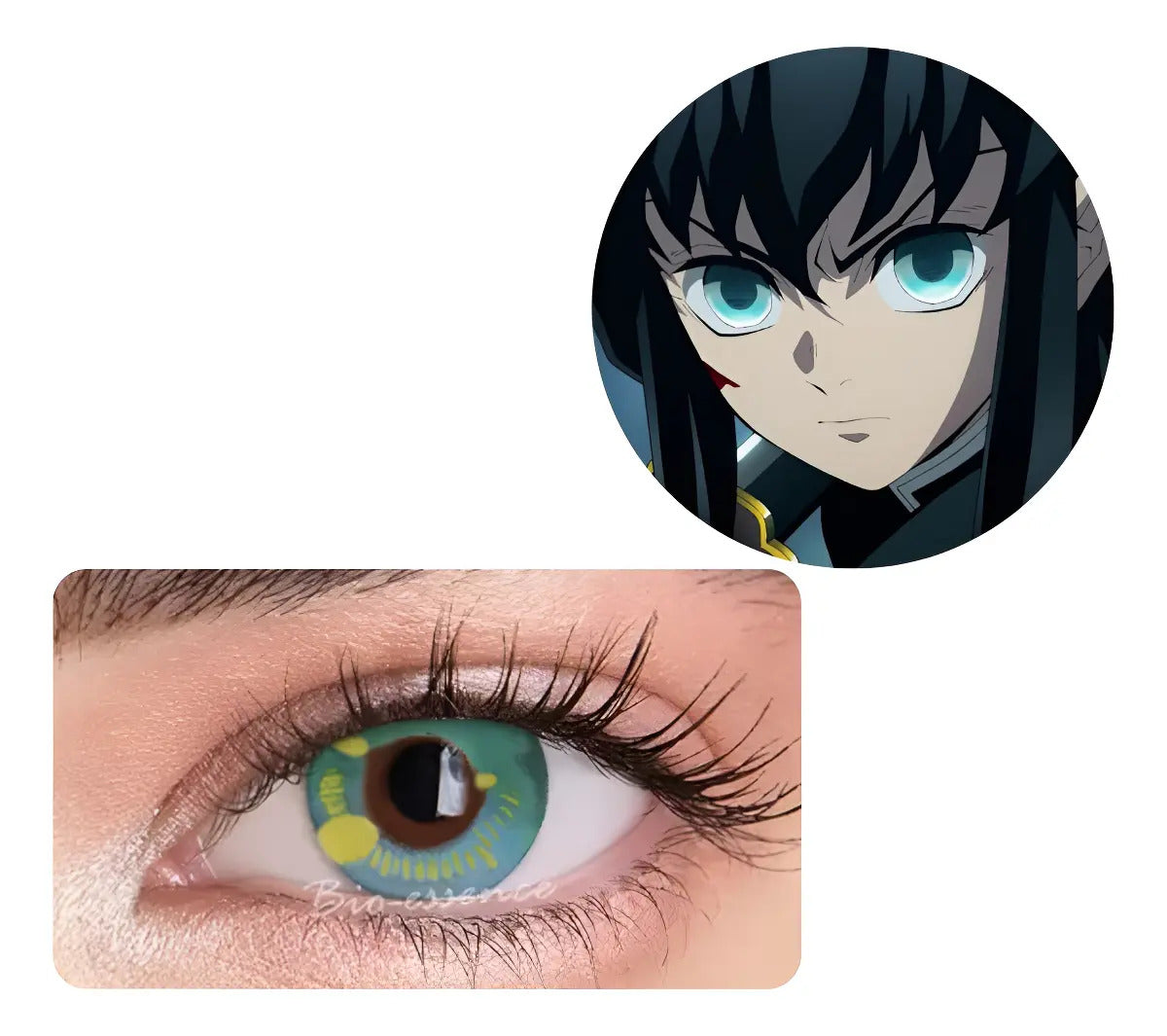 Lentes Muichiro Tokito Pilar Cosplay Anime Kimetsu No Yaiba
