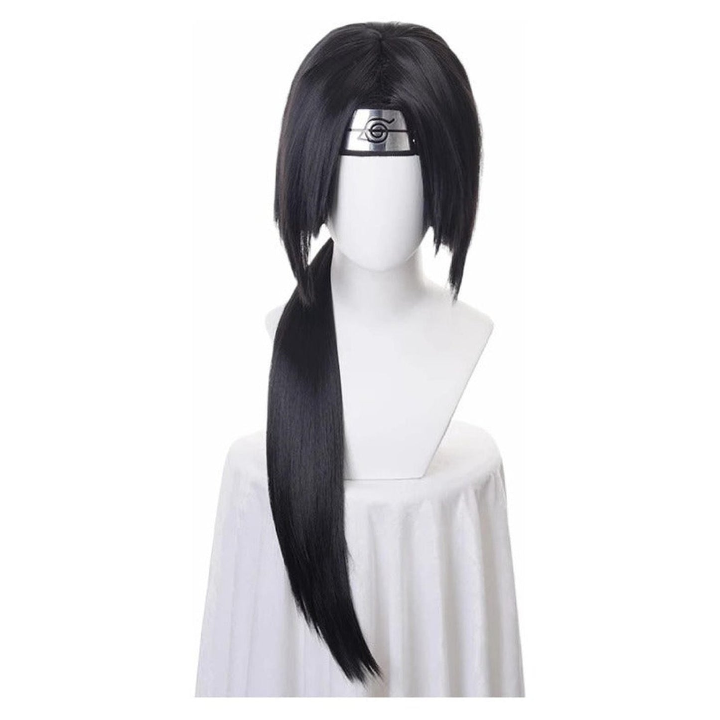 Peluca Itachi Uchiha Cosplay Anime Naruto Incluye Bandana