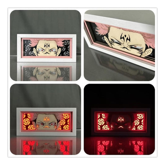 Lámpara Led Ryomen Sukuna Jujutsu Kaisen A Pilas Y/o Usb