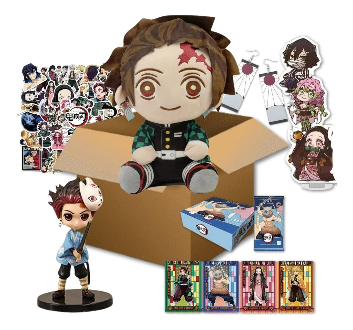 Caja Sorpresa Demon Slayer Anime Regalo Dia Del Niño Navidad