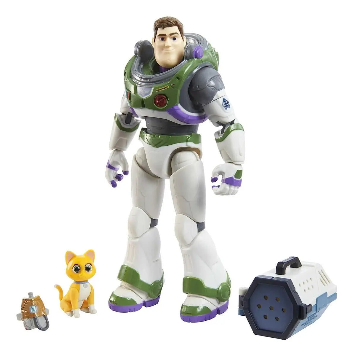 Figura Buzz Lightyear Buzz Alpha Con Gato Sox Toy Story