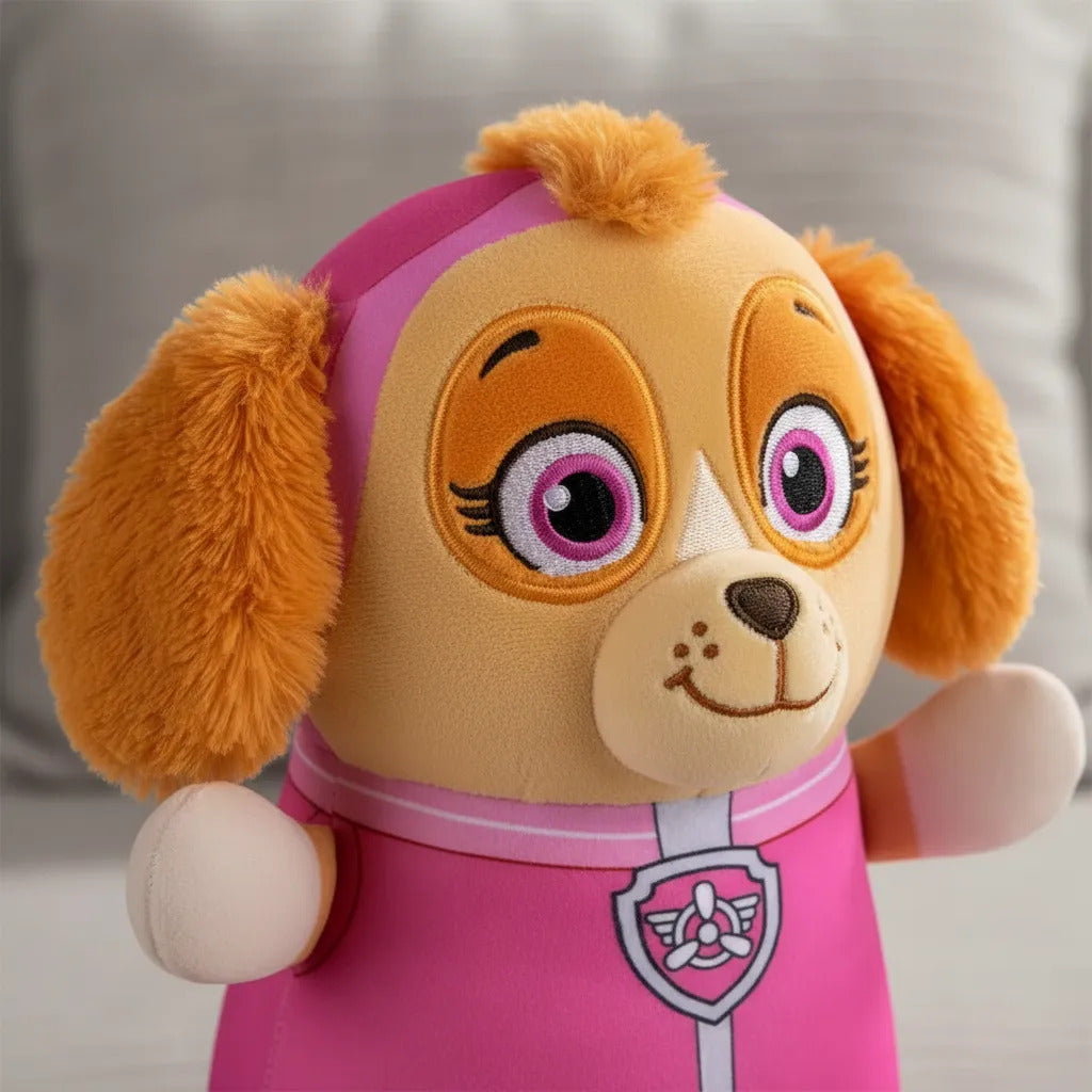 Peluche Skye Paw Patrol 27 Cm Suave Rosado Infantil
