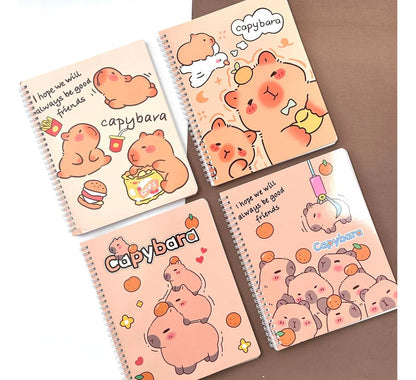 Set 10 Cuadernos Capybara Universitario Doble Espiral