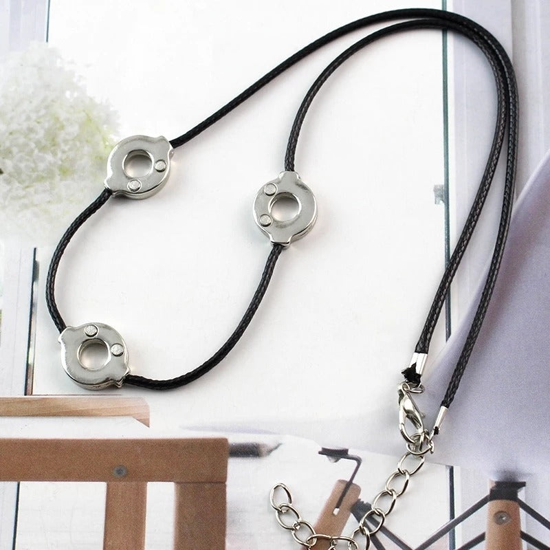 Set Itachi Uchiha Cosplay Naruto Anime Collar Kunai Anillo