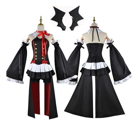 Traje completo Krul Tepes Owari No Seraph maniquí accesorios orejas