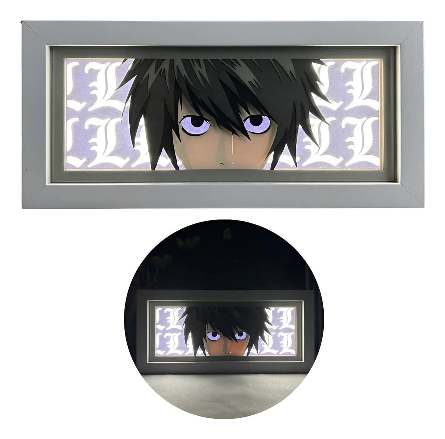 Lámpara Led L Anime Death Note A Pilas / Usb