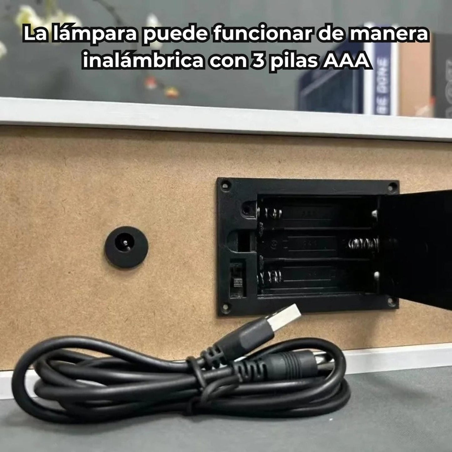 Lámpara Led Kakashi Hatake Anime Naruto A Pilas Y Usb