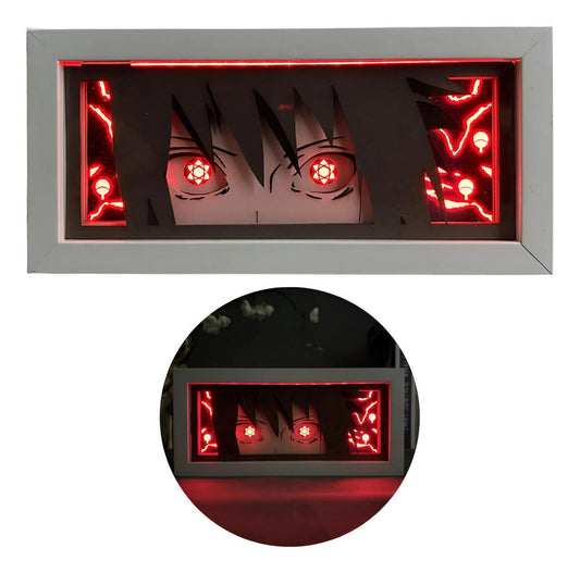 Lámpara Led Sasuke Uchiha Anime Naruto Usb O Pilas 3d