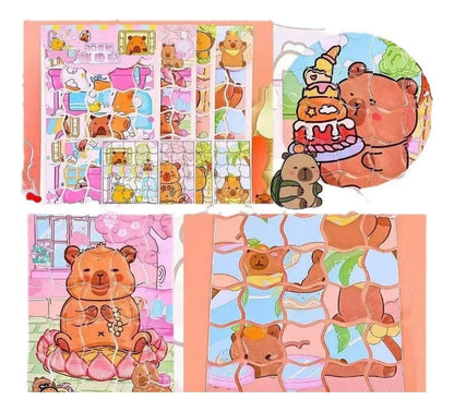 Caja Sorpresa Capybara Carpincho Kawaii Peluche Libreta Cute