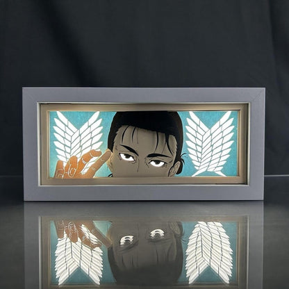 Lámpara Led Eren Yeager Anime Shingeki No Kyojin A Pilas/usb