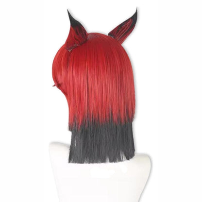 Peluca Alastor Cosplay Hazbin Hotel Demonio De La Radio