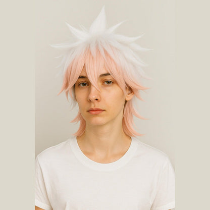 Peluca Nagito Komaeda Premium Videojuego Danganronpa Anime