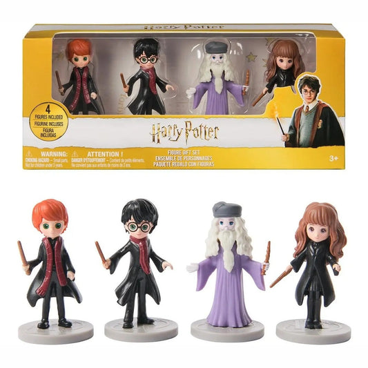 Figuras Harry Potter Ron Hermione Pack 4 Originales