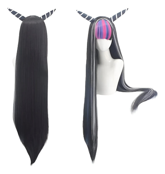 Peluca Cosplay Mioda Ibuki Danganronpa Monokuma Original