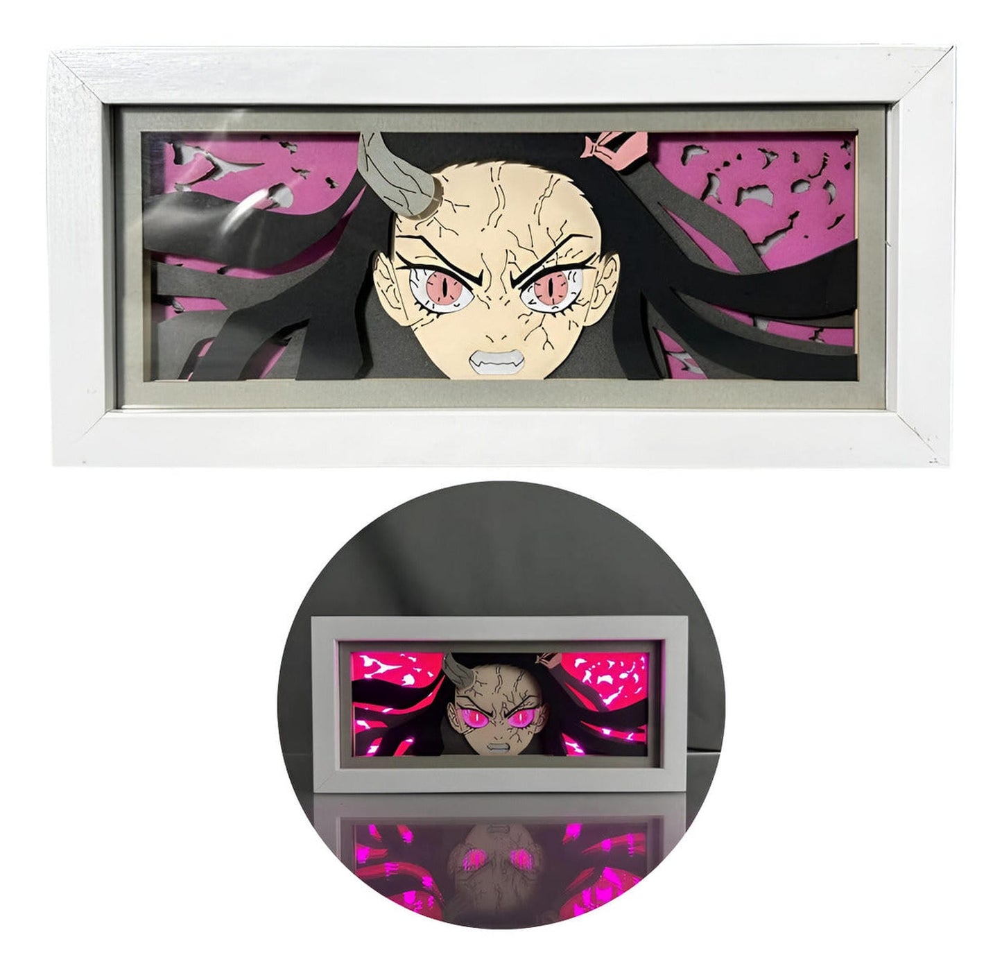 Lámpara Led Nezuko Kamado Anime Demon Slayer Escritorio Usb