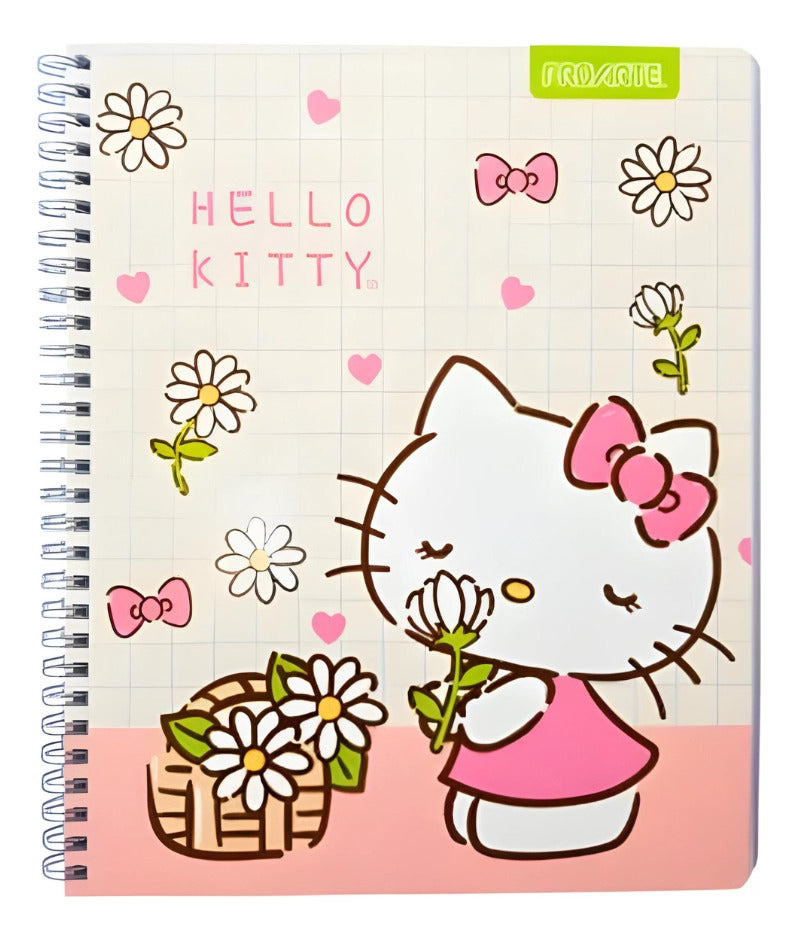 Pack 5 Cuadernos Hello Kitty Universitario Proarte 100h 7mm