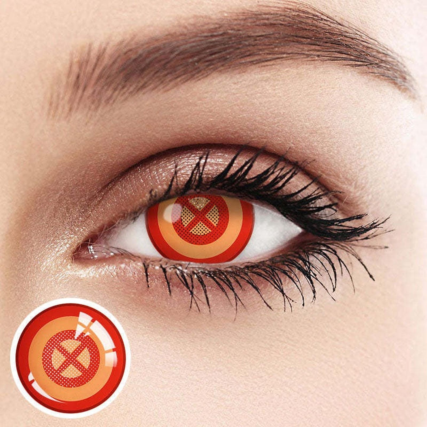 Lentes De Contacto Power Cosplay Anime Chainsaw Man
