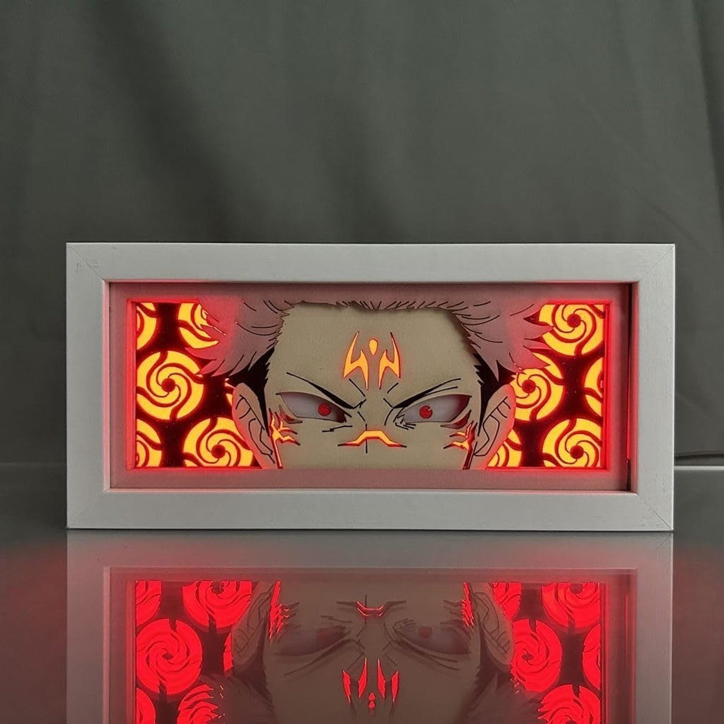 Lámpara Led Ryomen Sukuna Jujutsu Kaisen A Pilas Y/o Usb