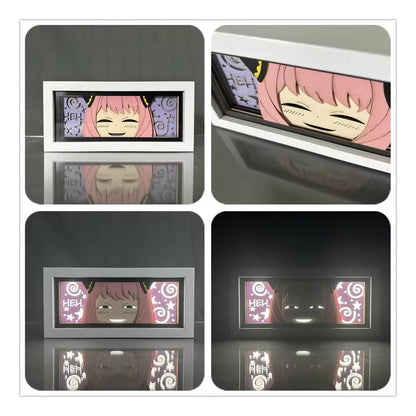 Lámpara Led Anya Forger Anime Spy X Family A Pilas / Usb