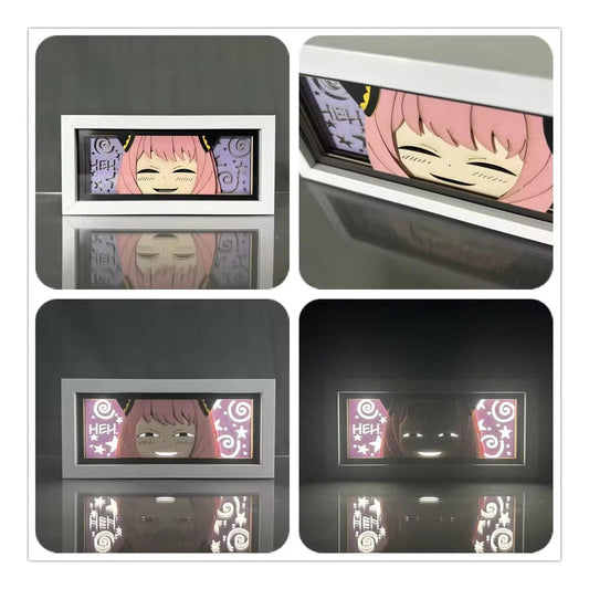 Lámpara Led Anya Forger Anime Spy X Family A Pilas / Usb
