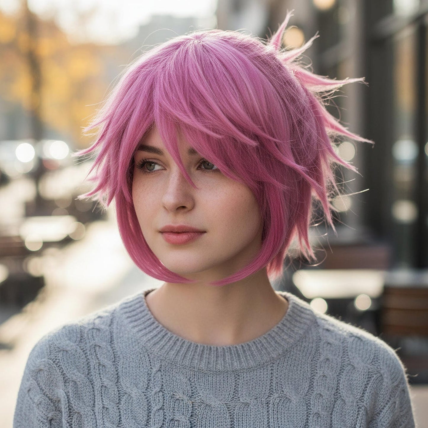 Peluca Machi Komachine Cosplay Anime Hunter X Hunter