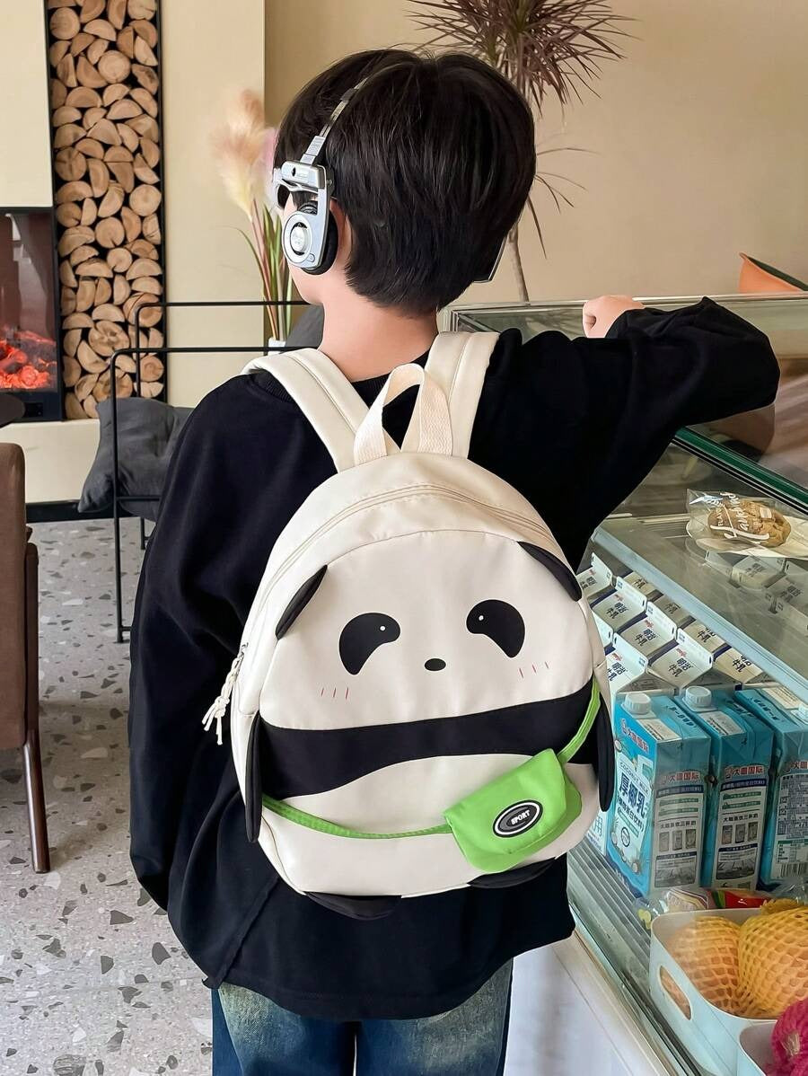 Mochila Escolar Panda Kawaii Niños Y Niñas Viaje