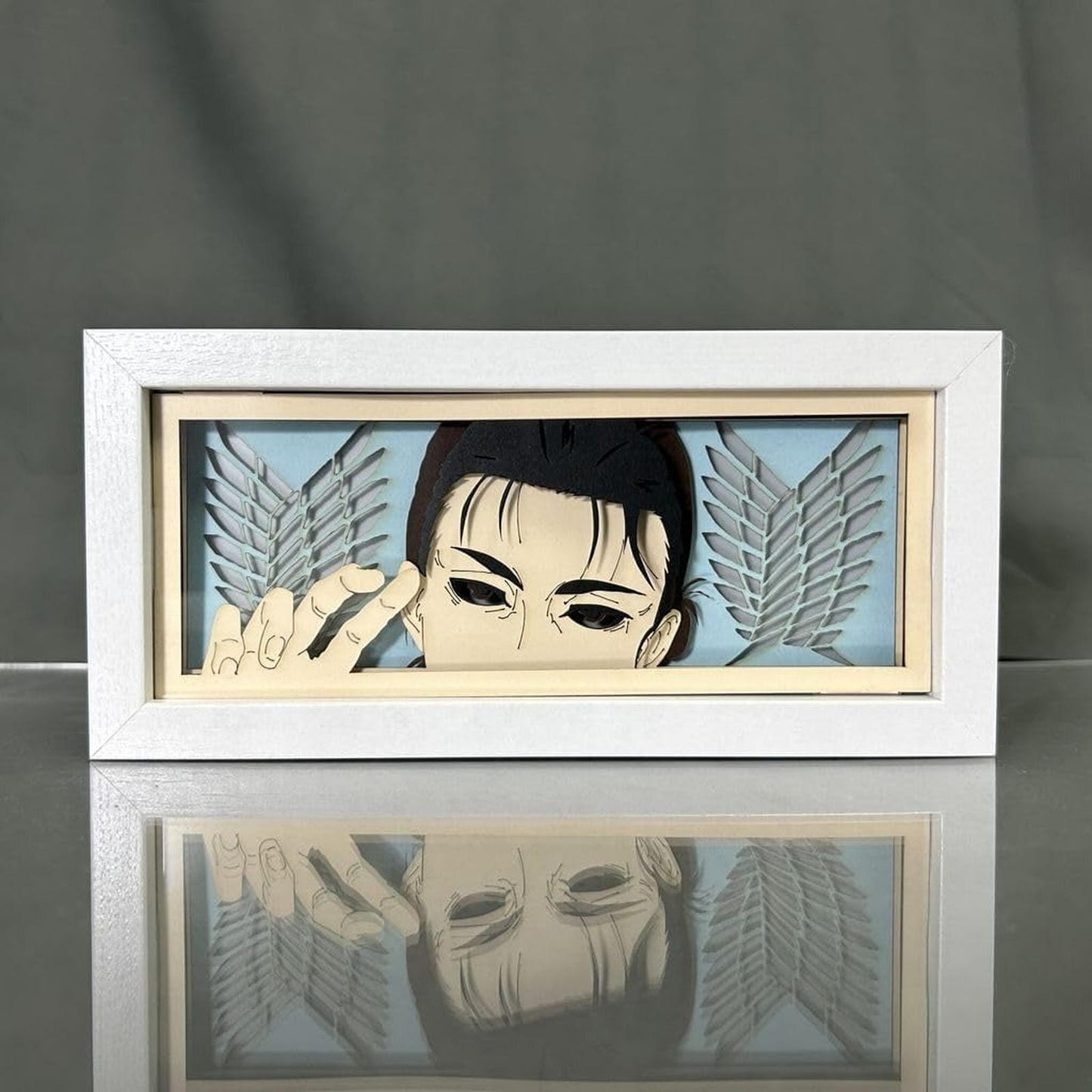 Lámpara Led Eren Yeager Anime Shingeki No Kyojin A Pilas/usb