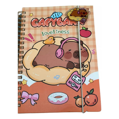 Caja Sorpresa Capybara Carpincho Kawaii Peluche Libreta Cute