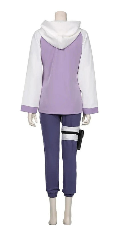 Cosplay Hinata Hyuga Anime Naruto Traje