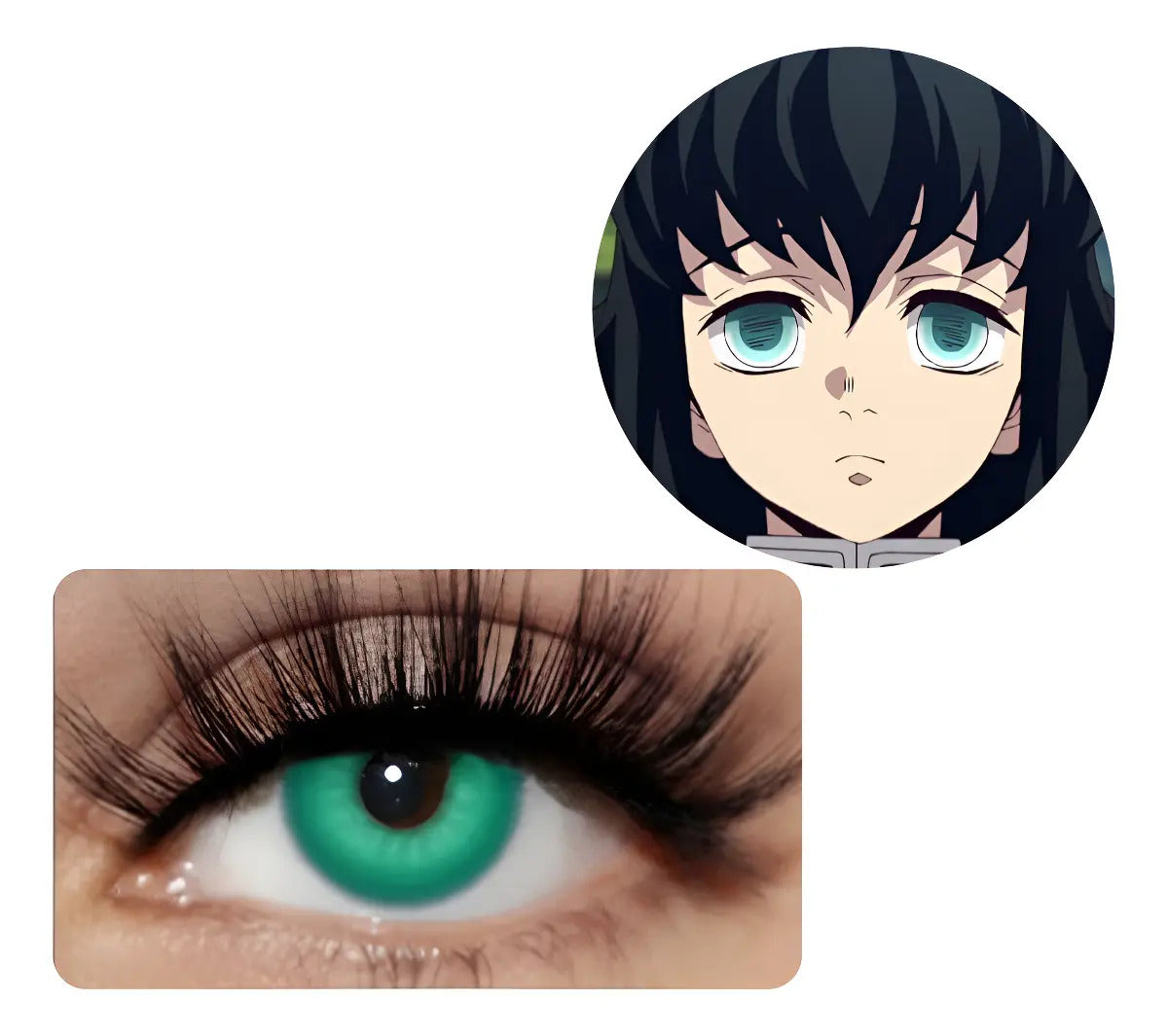 Lentes Muichiro Tokito Pilar Cosplay Anime Kimetsu No Yaiba