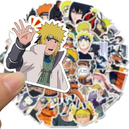 Set 50 Stickers Naruto Shippuden Anime Decorativo