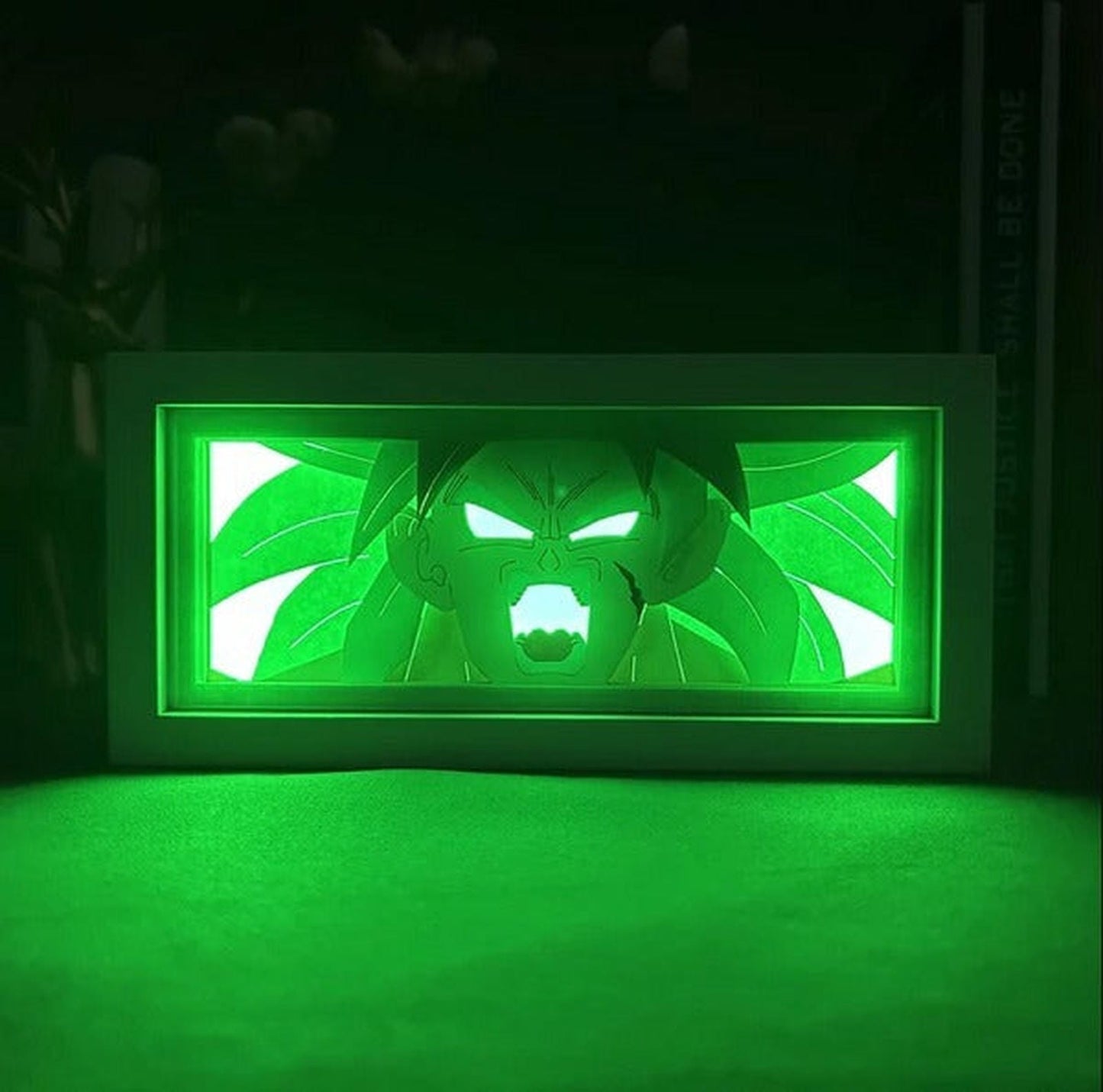 Lámpara Led Broly Ssj Anime Dragon Ball Z A Pilas / Usb Mesa
