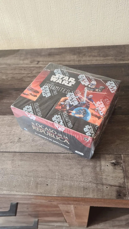 Cartas Star Wars Caja De Sobres El Ocaso De La Republica