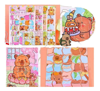 Caja Sorpresa Capybara Carpincho Kawaii Peluche Libreta Cute