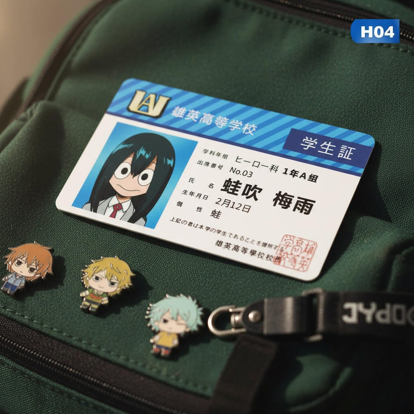 Tarjeta Estudiante UA - My Hero Academia Cosplay