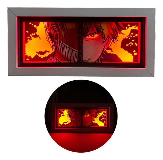 Lámpara Led Denji Anime Chainsaw Man A Pilas Y/o Usb