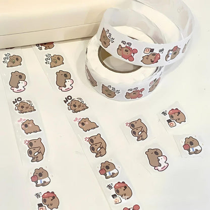Caja Sorpresa Capybara Carpincho Kawaii Peluche Libreta Cute
