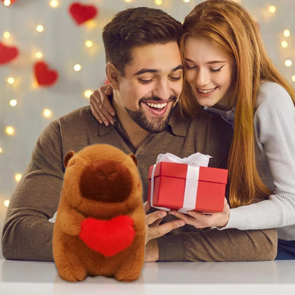 Peluche Capybara Con Corazón Capibara Regalo San Valentín