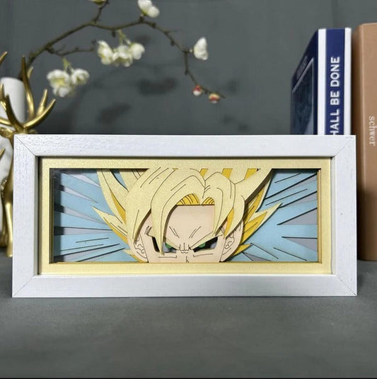 Lámpara Led Goku Ssj Anime Dragon Ball Z A Pilas O Usb Mesa