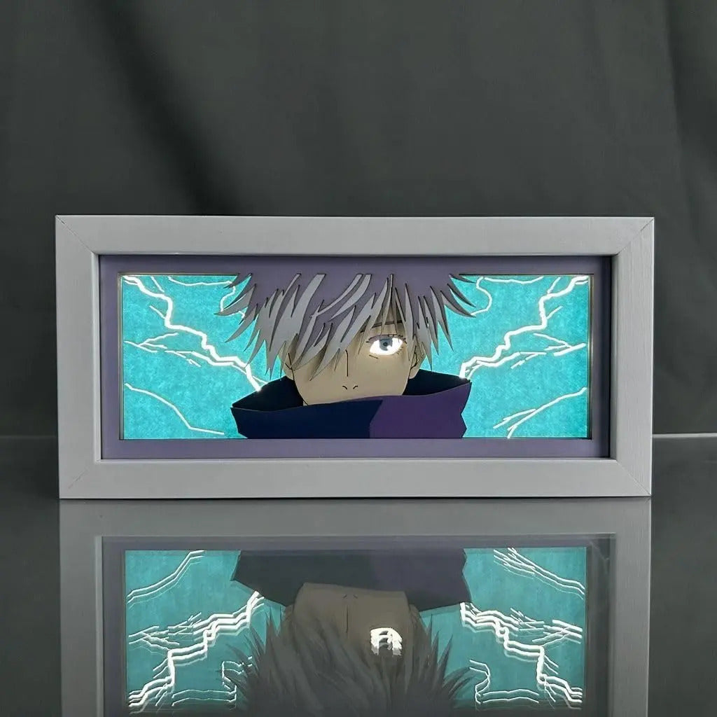 Lámpara Led Satoru Gojo Anime Jujutsu Kaisen A Pilas Y/o Usb