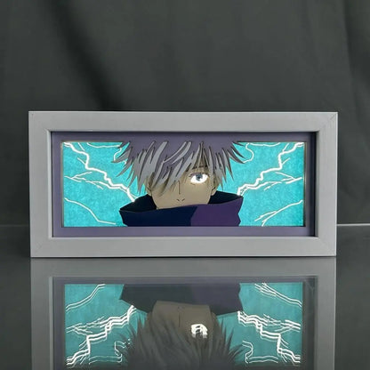 Lámpara Led Satoru Gojo Anime Jujutsu Kaisen A Pilas Y/o Usb