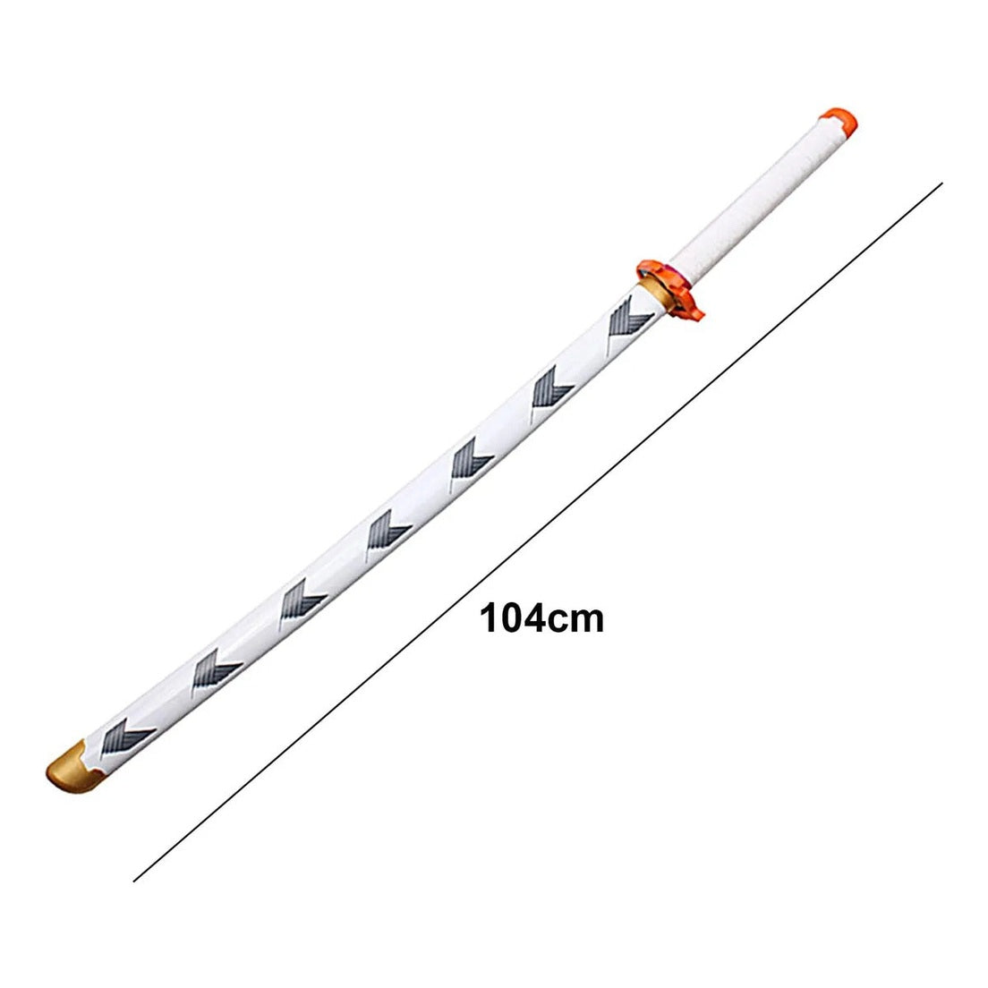 Katana Kyojuro Rengoku Anime Demon Slayer Tamaño Real 104cm