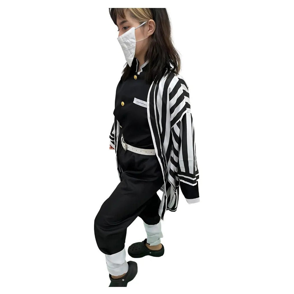 Cosplay Obanai Iguro + Serpiente - Kimetsu No Yaiba